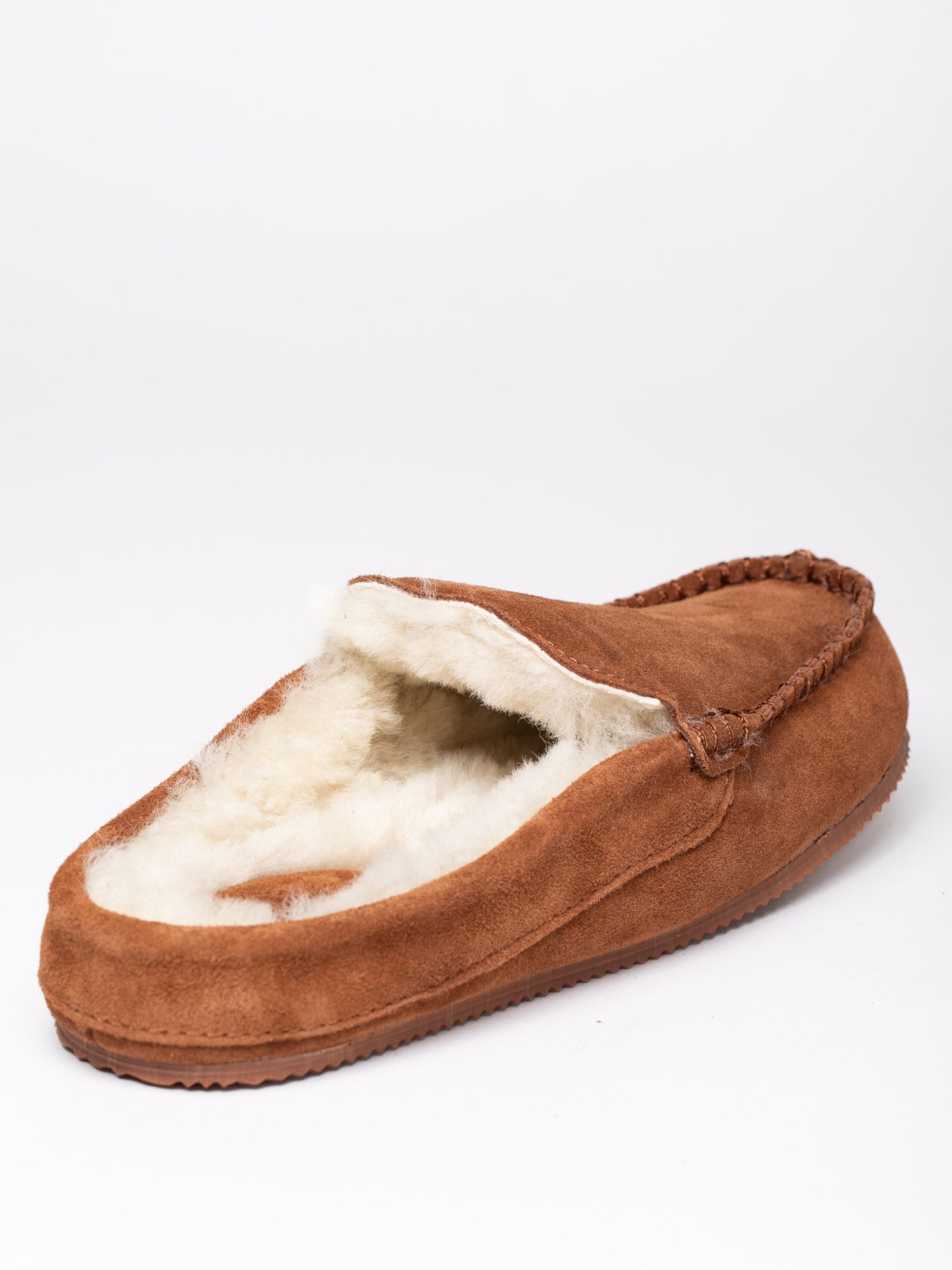 Sheepskin Moccasin Slider Slippers