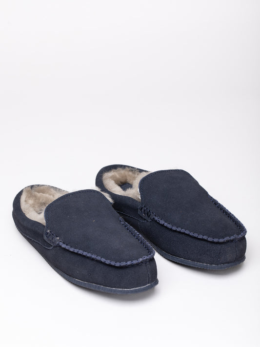 Sheepskin Moccasin Slider Slippers