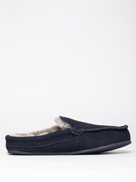 Sheepskin Moccasin Slider Slippers