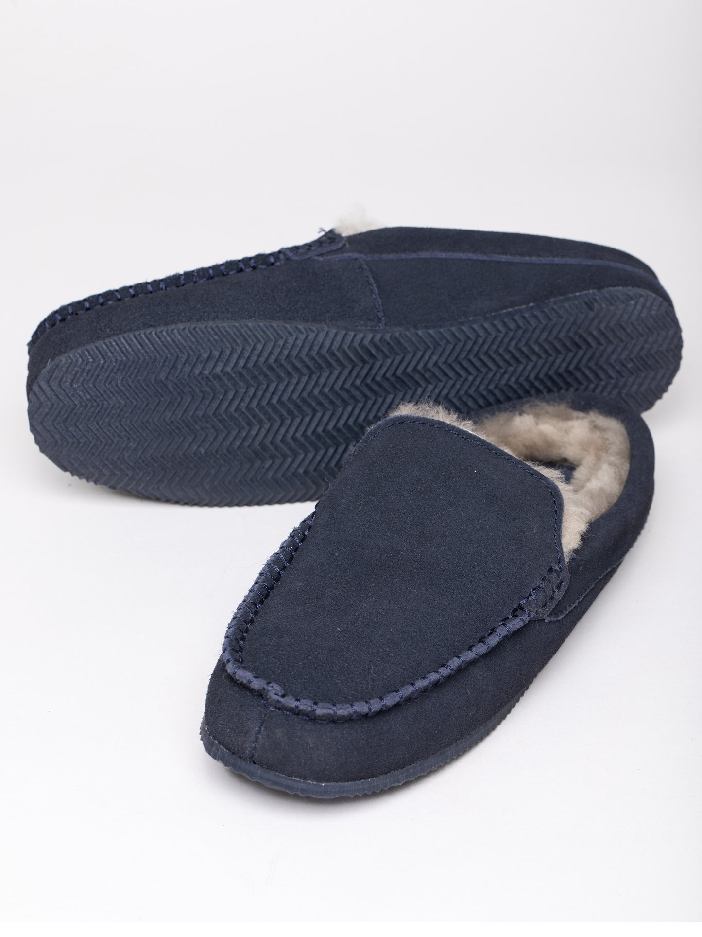 Sheepskin Moccasin Slider Slippers