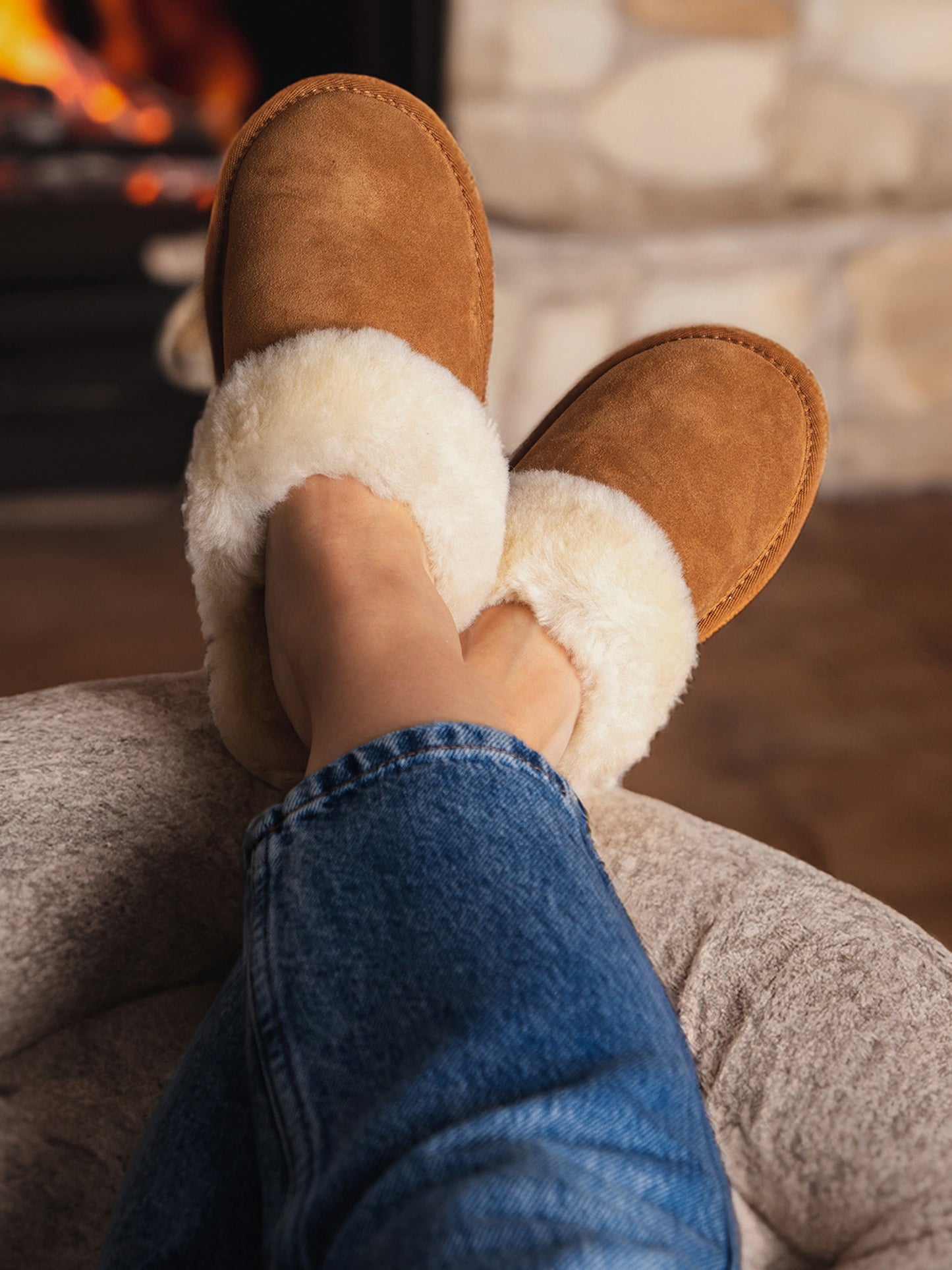 Sheepskin Slider Slippers