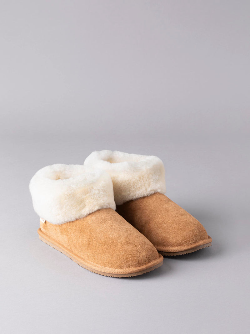 Sheepskin Bootie Slippers