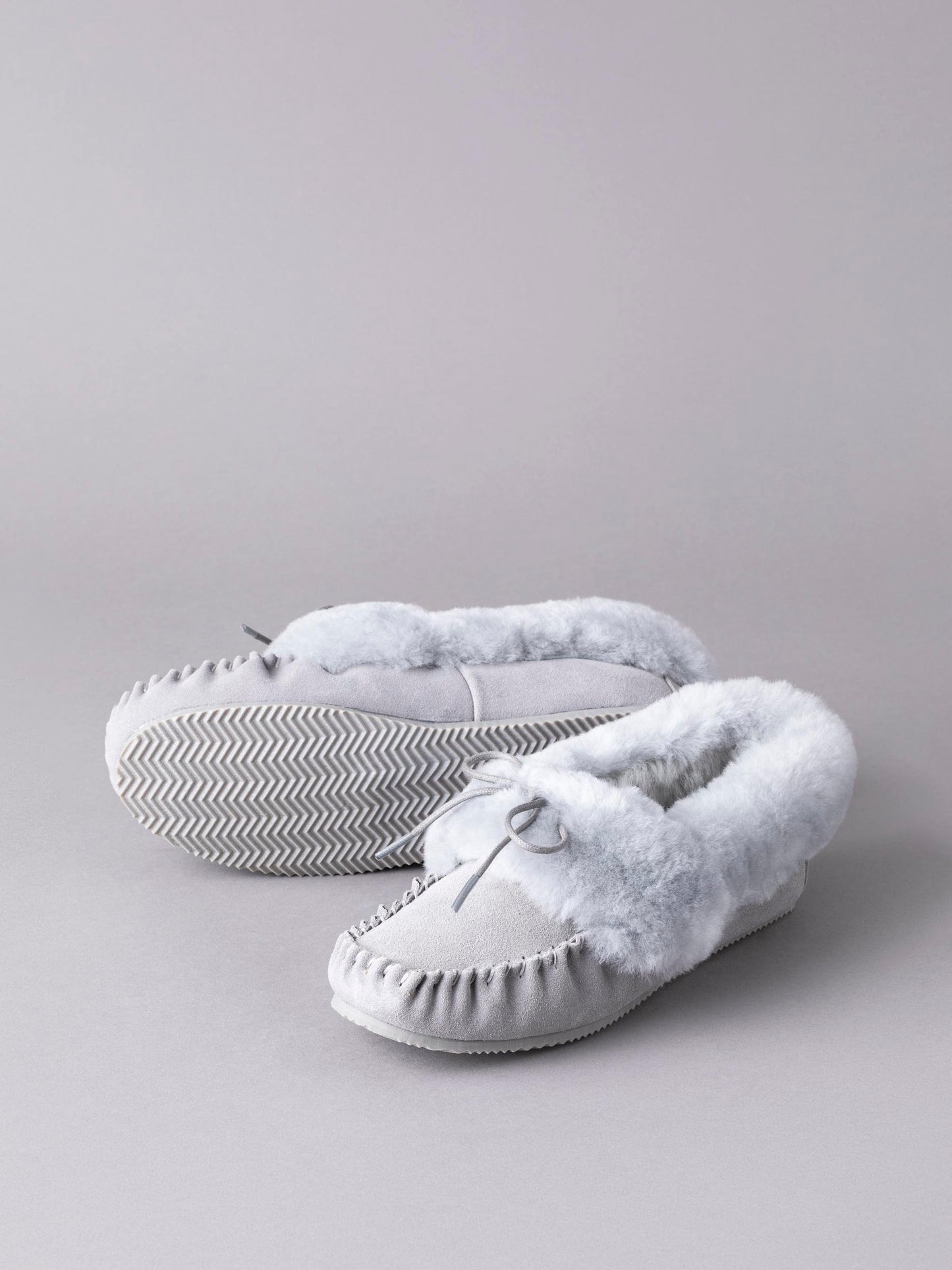 Sheepskin Lace Moccasins