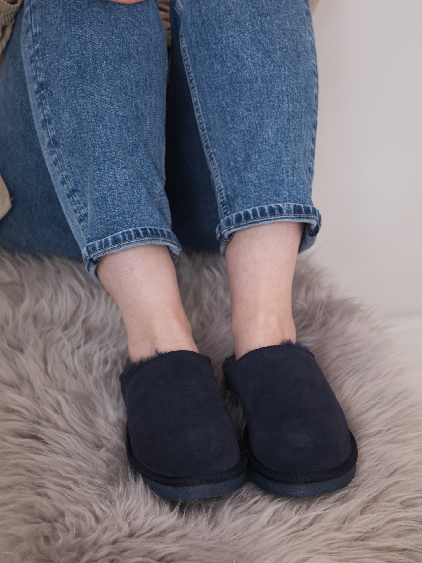 Sheepskin Clog Slippers