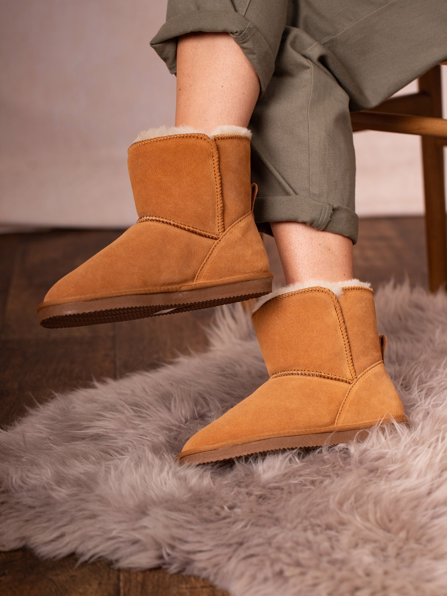 Sheepskin Boot Slippers
