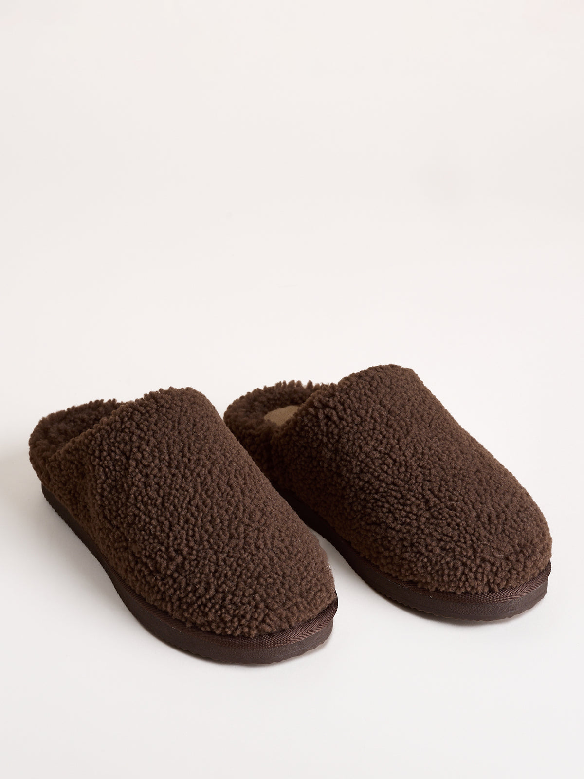 Sheepskin Wool Clog Slippers