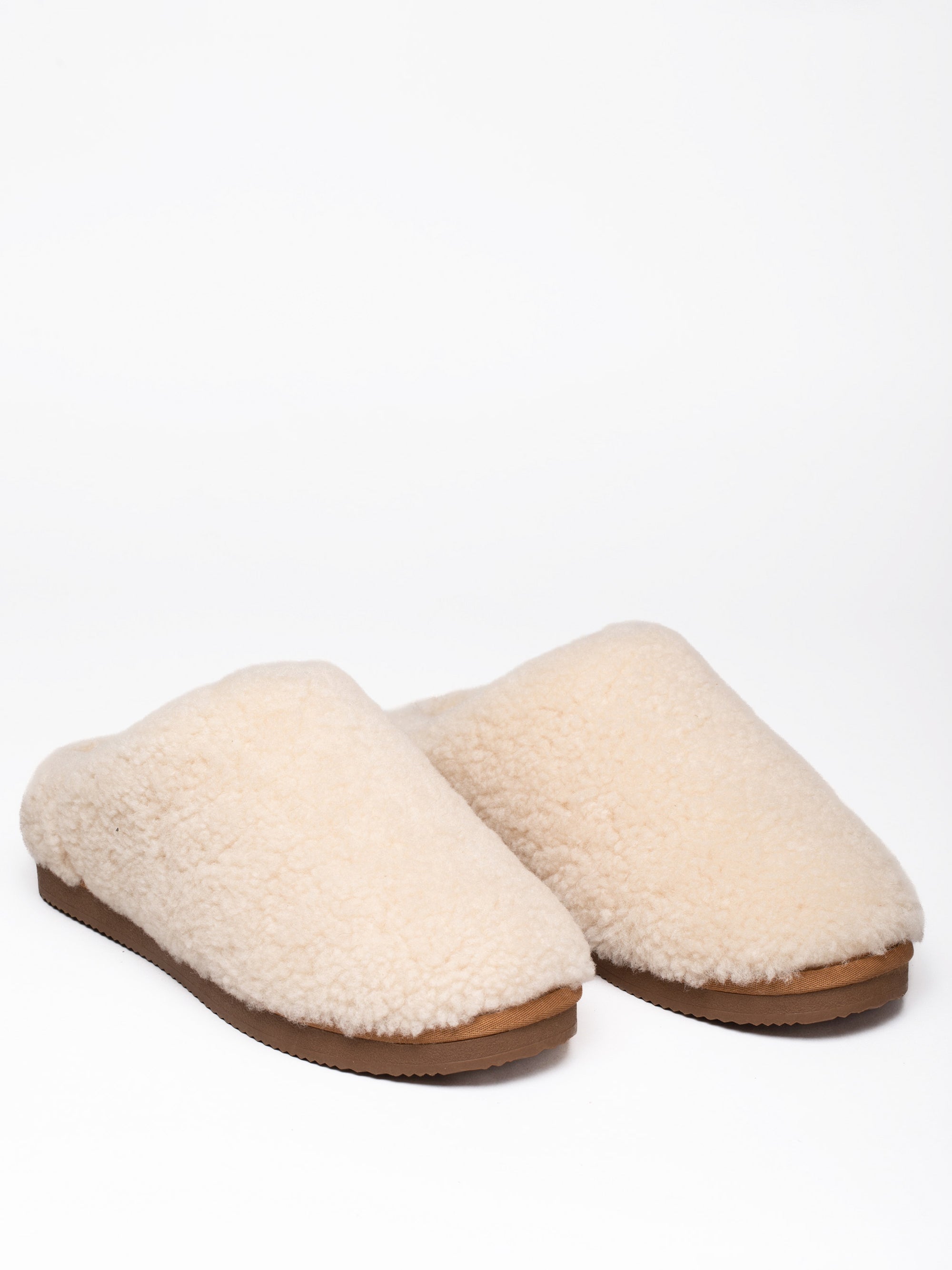Sheepskin Wool Clog Slippers