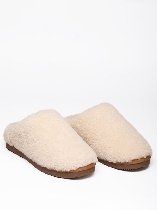Sheepskin Wool Clog Slippers