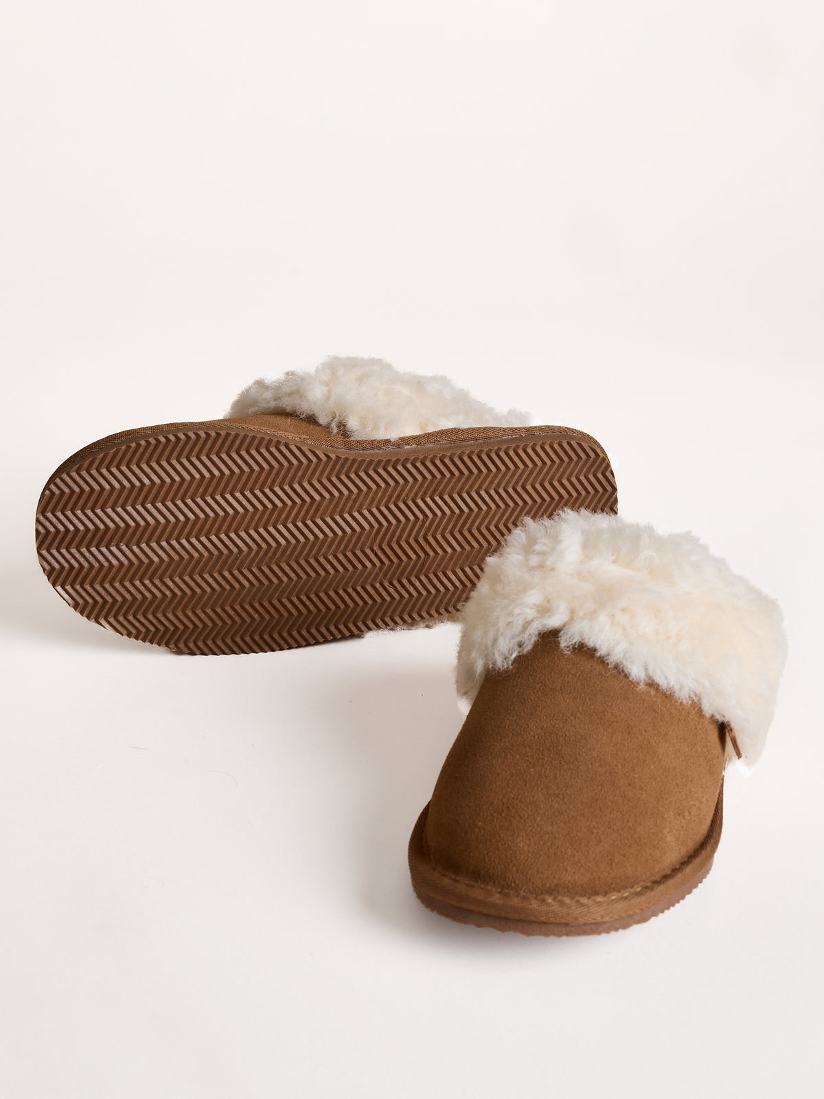 Curly Sheepskin Wool Sliders