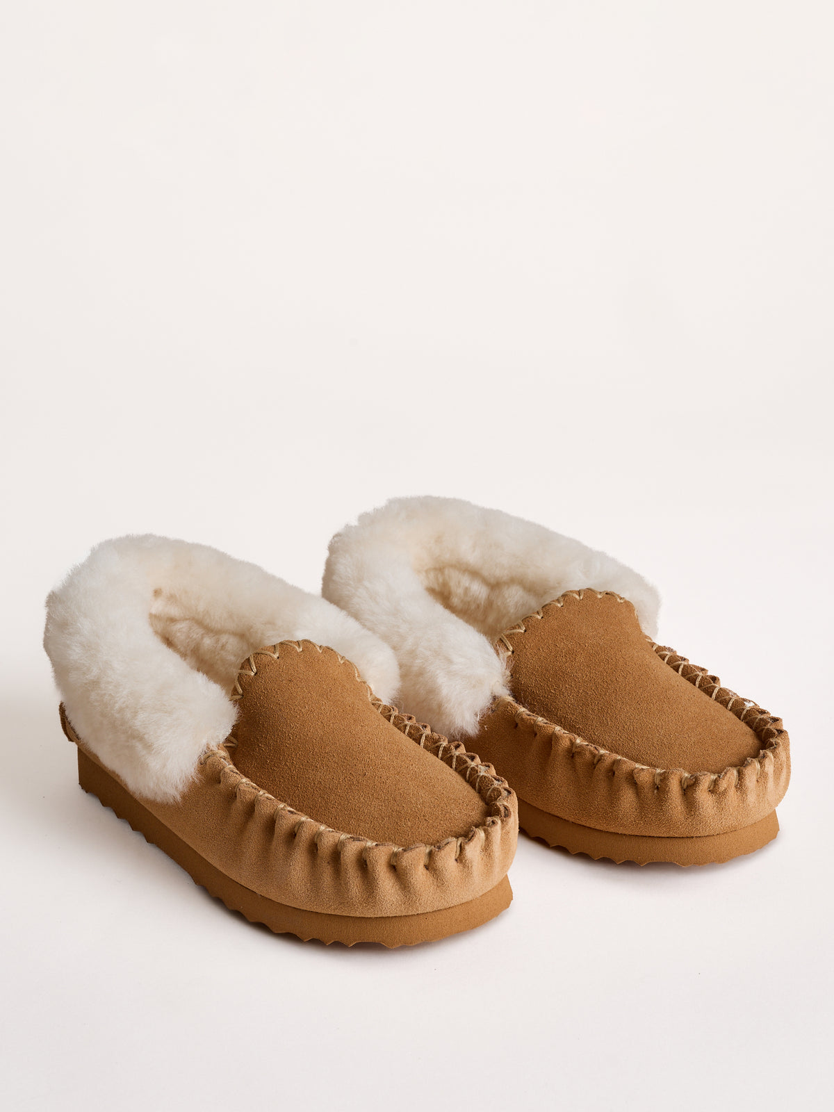 Sheepskin Stitch Moccasins