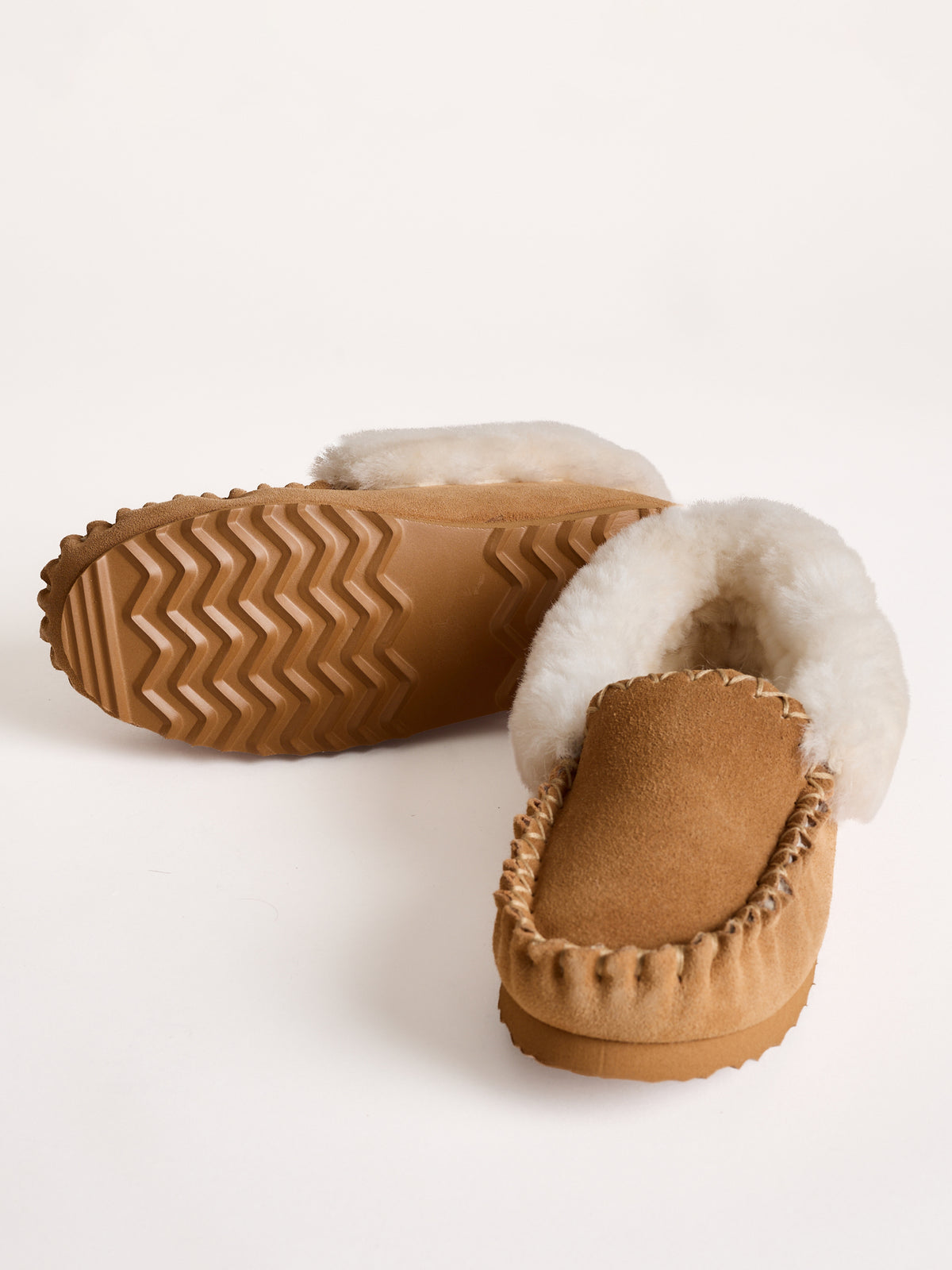 Sheepskin Stitch Moccasins