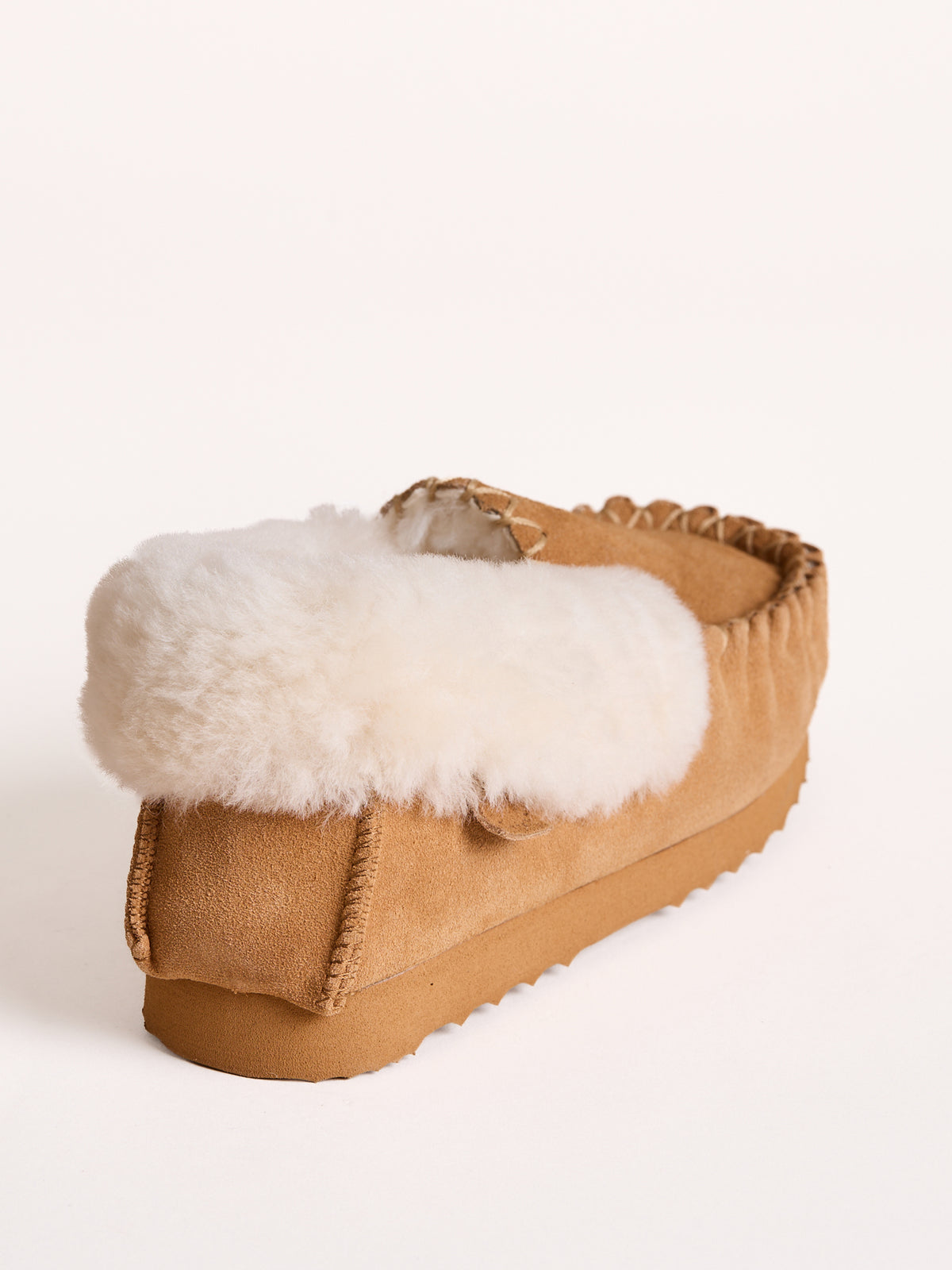 Sheepskin Stitch Moccasins