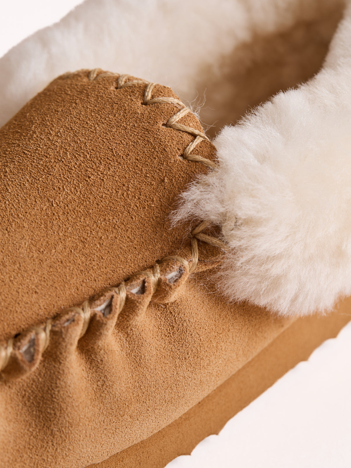 Sheepskin Stitch Moccasins