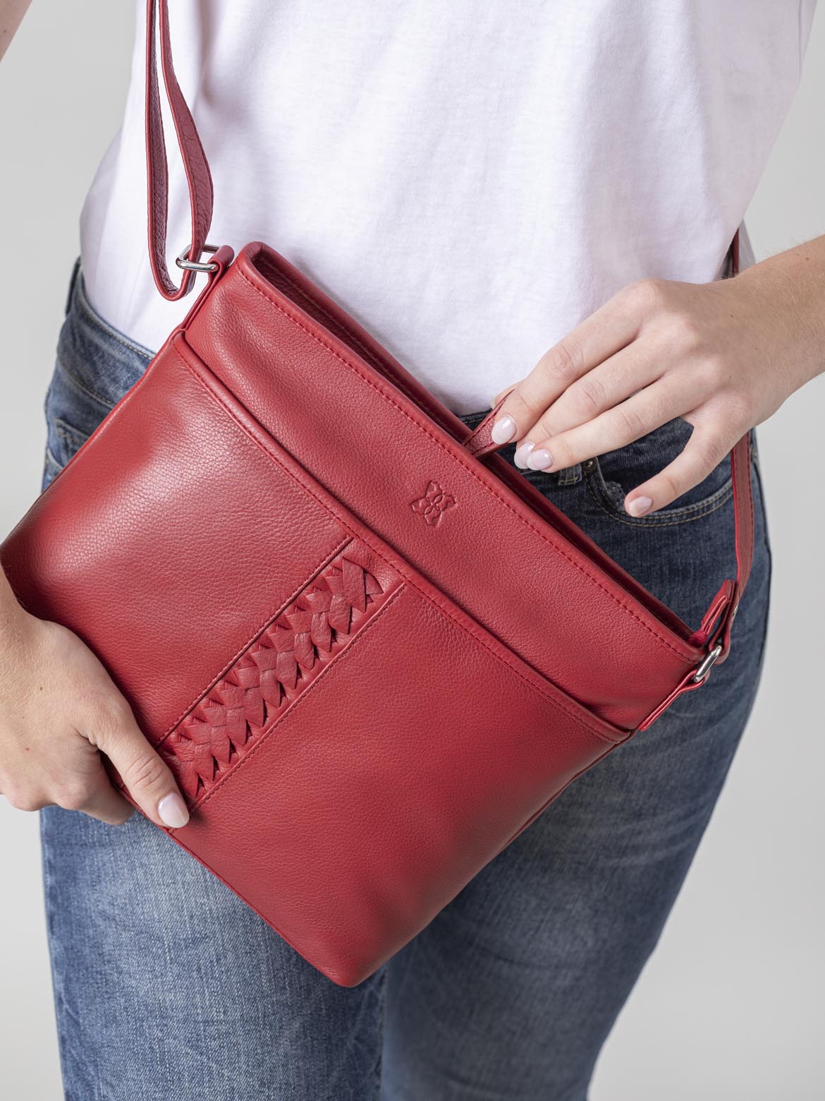 Farlam Leather Cross Body Bag