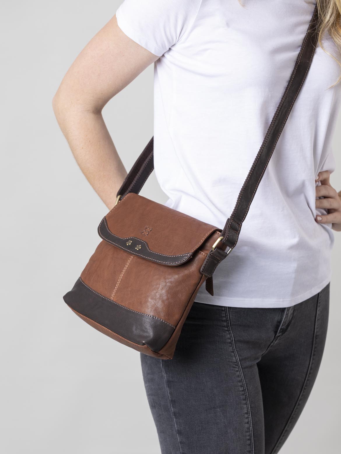 Hartsop Flapover Leather Cross Body Bag