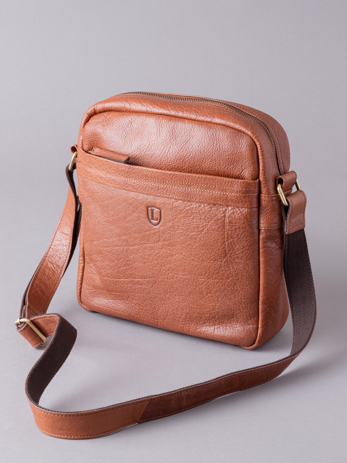 Keswick Small Leather Messenger Bag