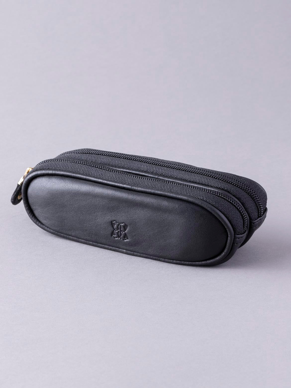 Leather Double Glasses Case