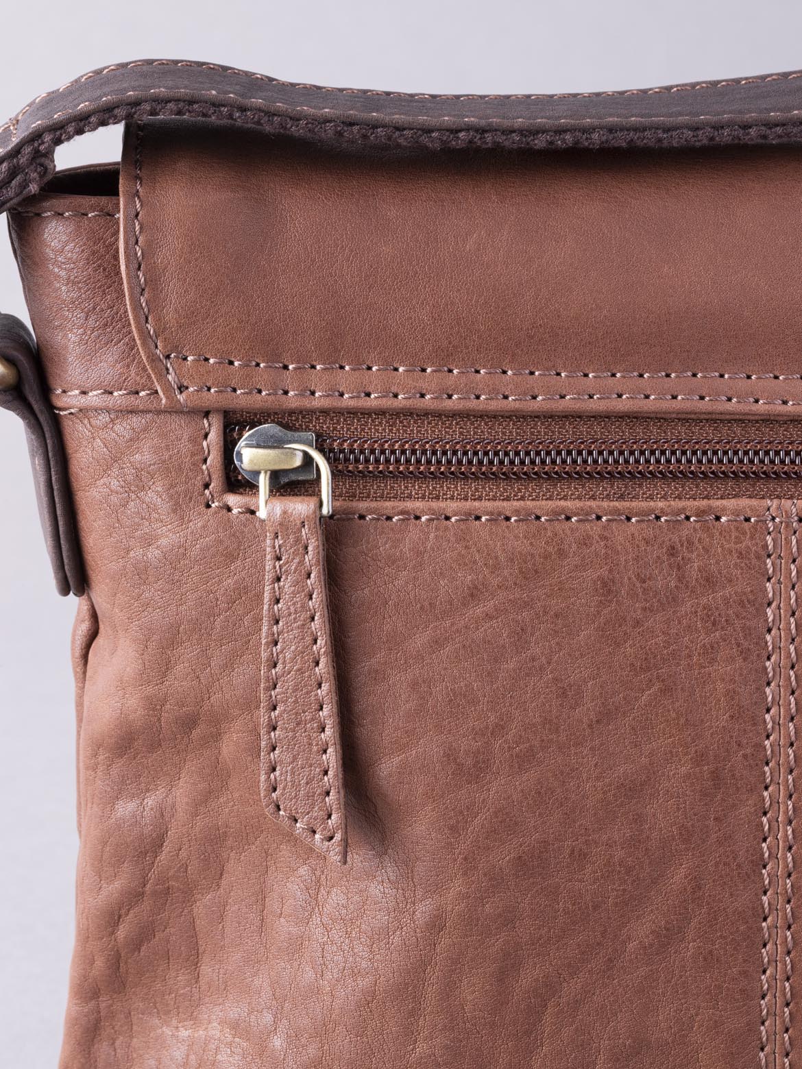 Hartsop Flapover Leather Cross Body Bag