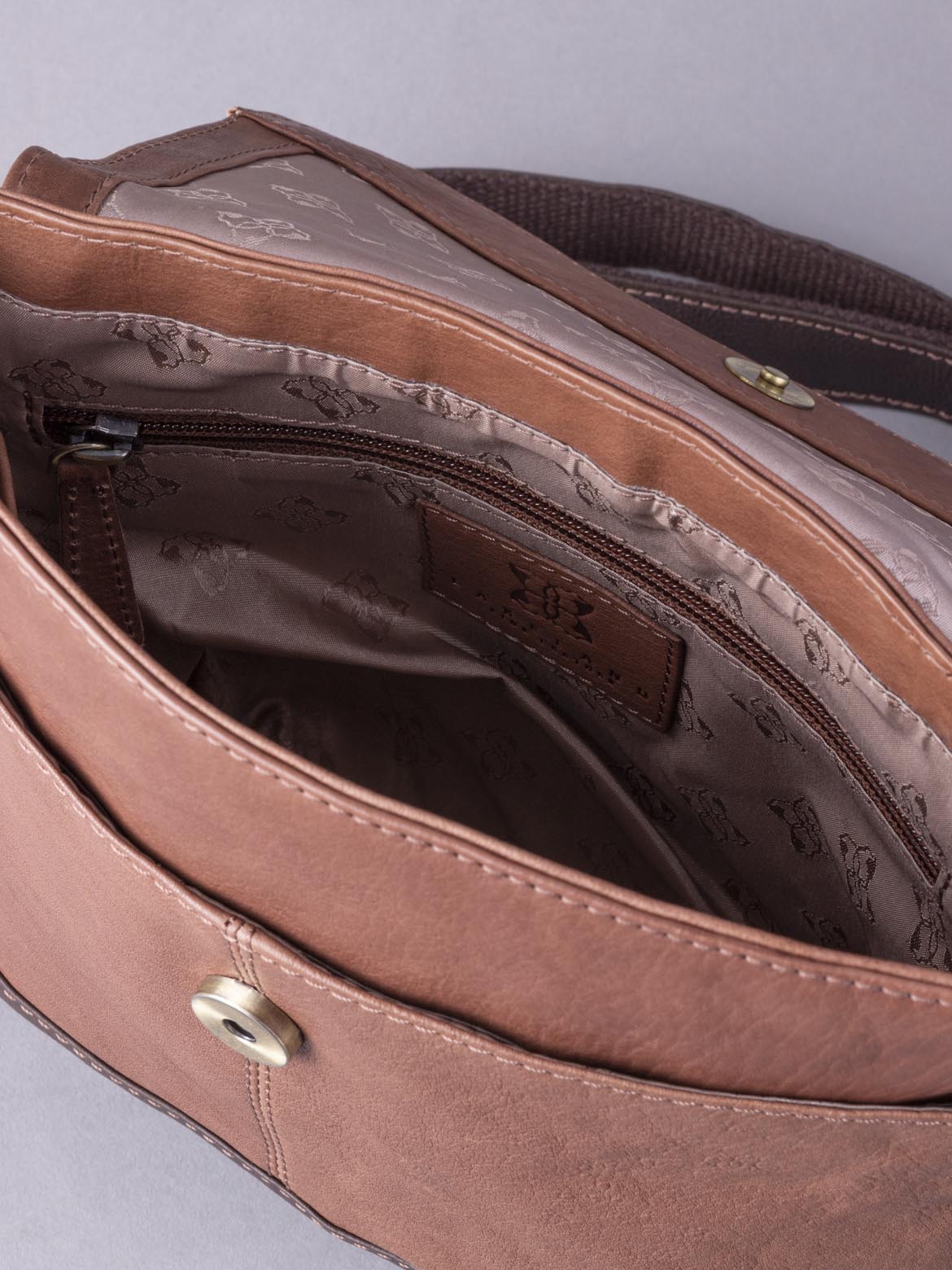 Hartsop Flapover Leather Cross Body Bag