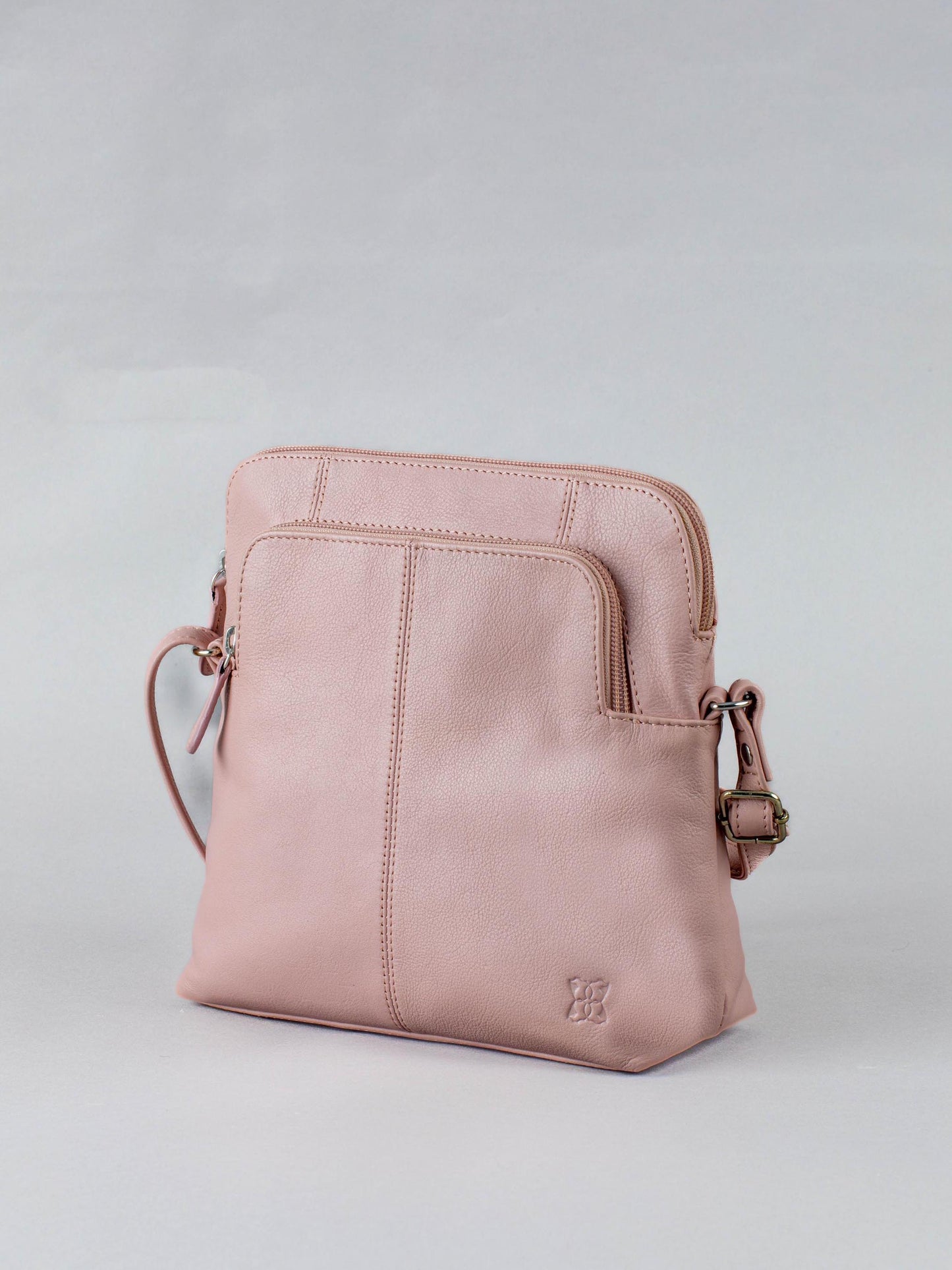 Raven Leather Cross Body Bag