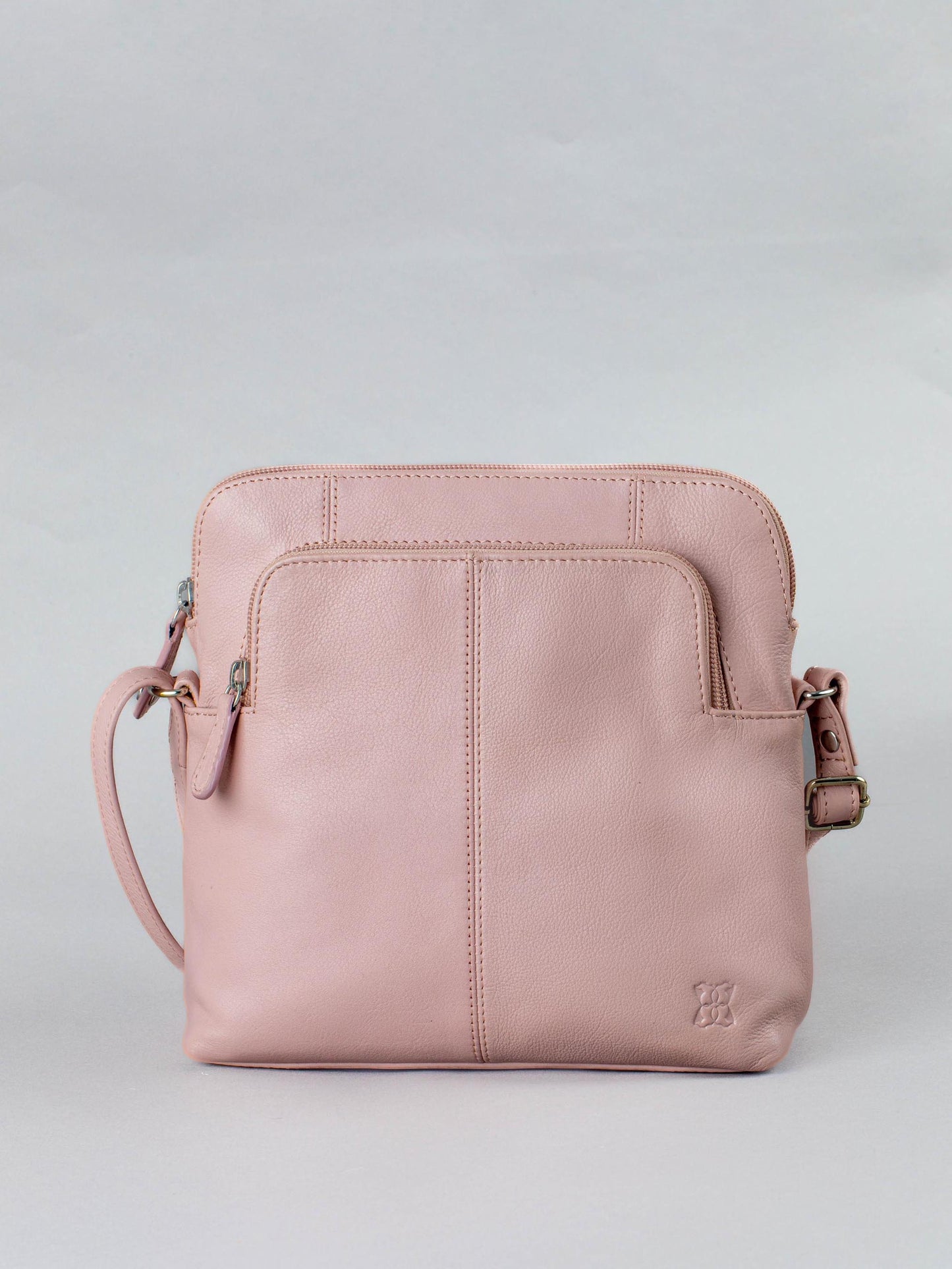 Raven Leather Cross Body Bag