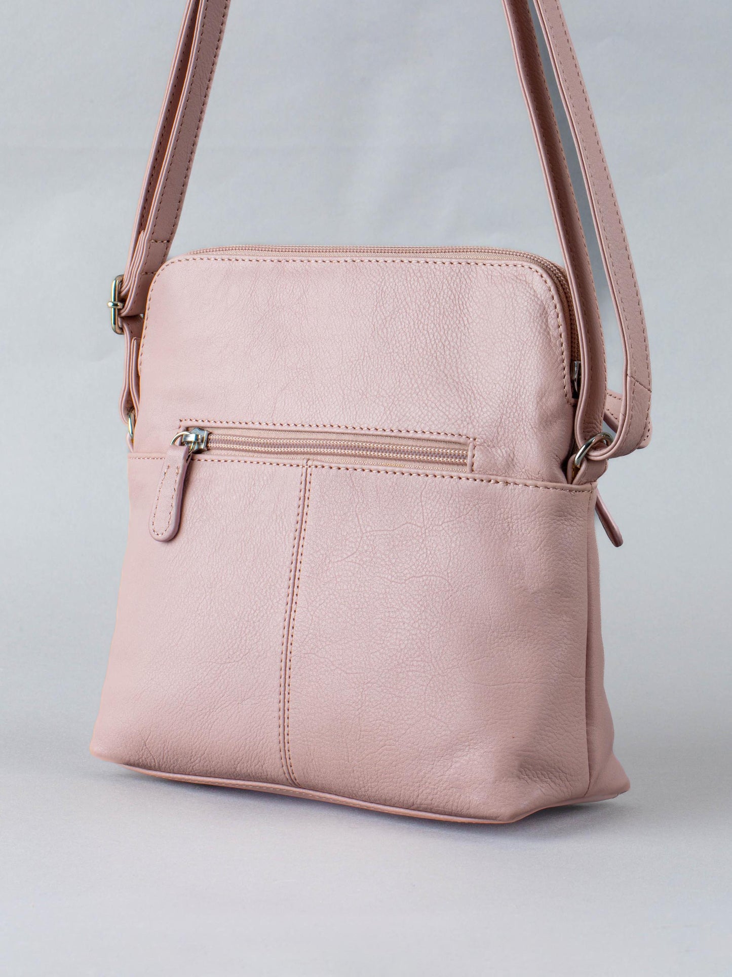 Raven Leather Cross Body Bag