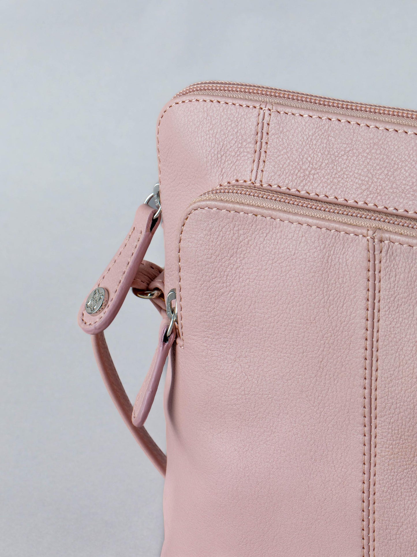 Raven Leather Cross Body Bag