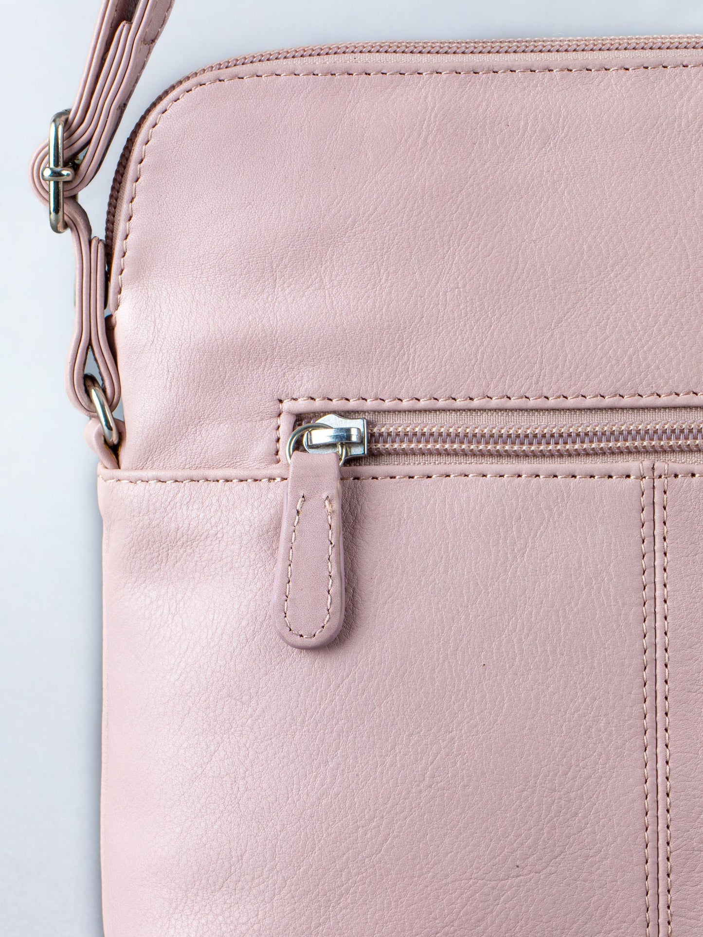 Raven Leather Cross Body Bag