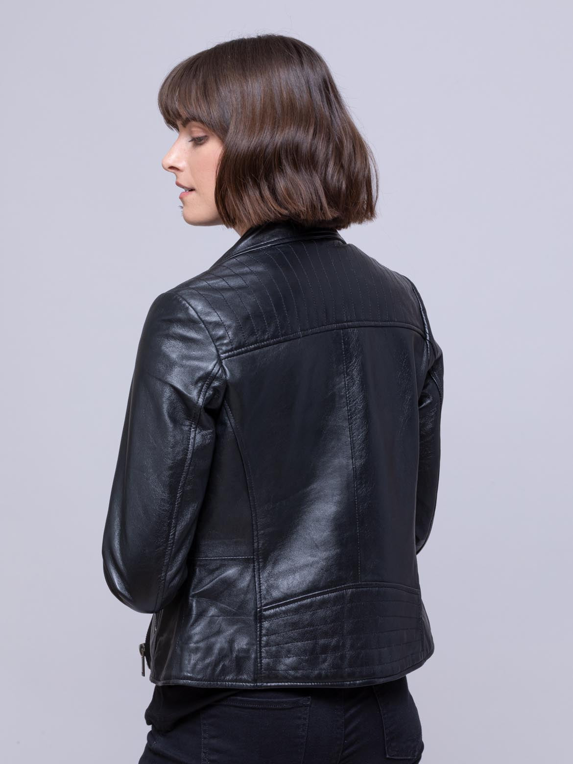 Thirlmere Leather Biker Jacket