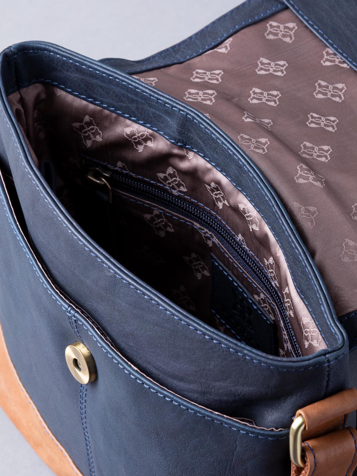 Hartsop Flapover Leather Cross Body Bag