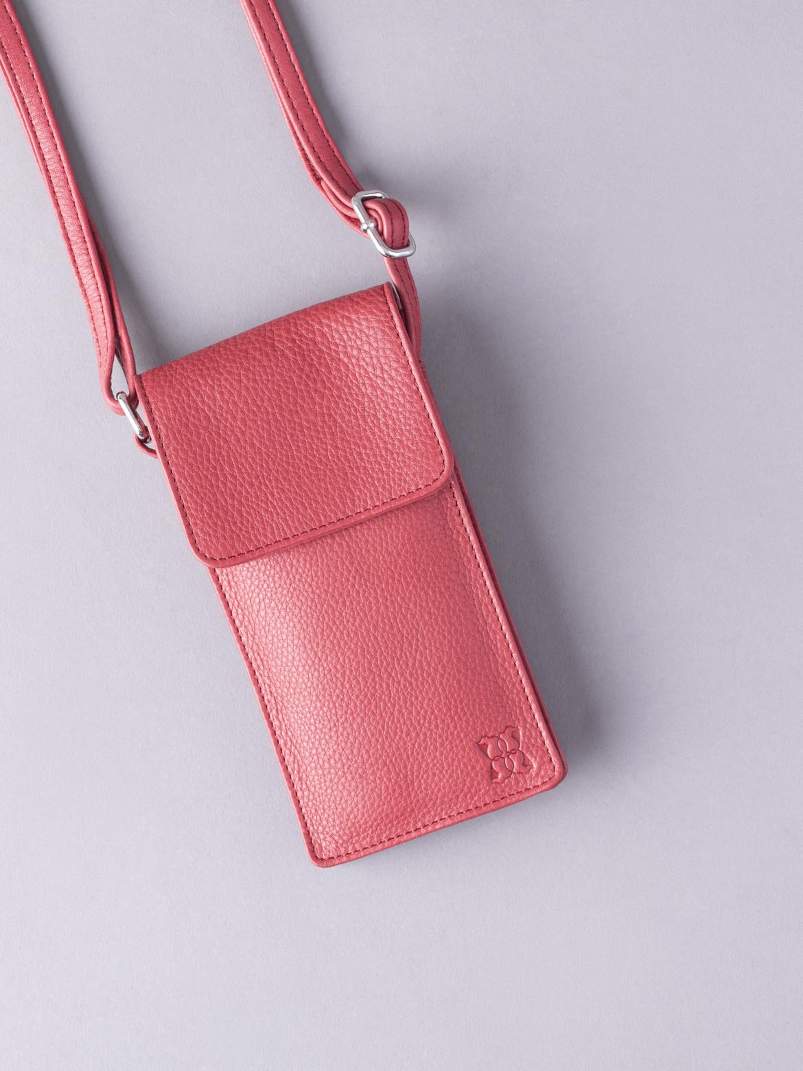 Bowness Leather Cross Body Phone Pouch