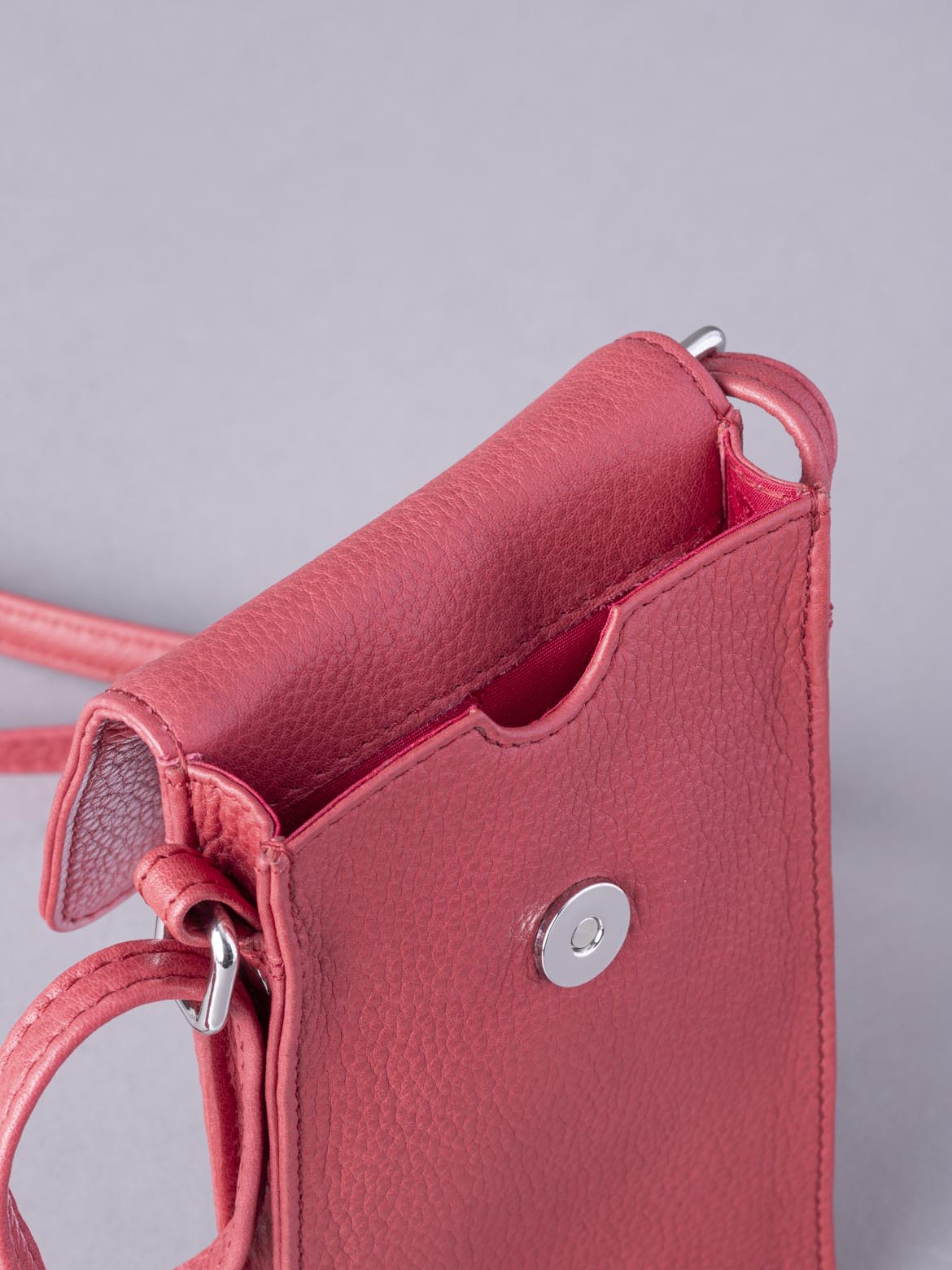 Bowness Leather Cross Body Phone Pouch